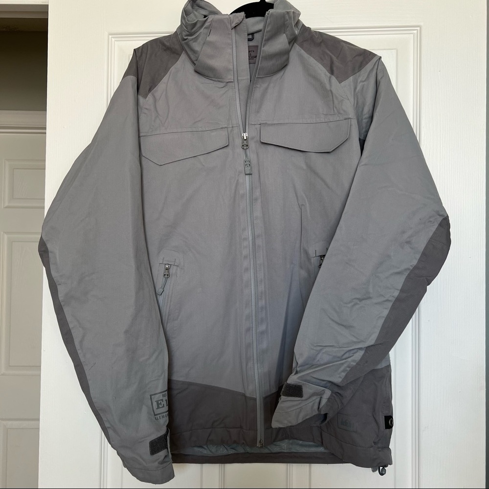 Rei Elements | 2 Toned Gray Shell Zipper Jacket - image 2